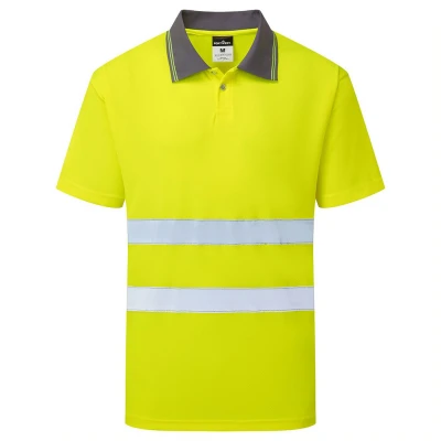ES477 - Tricou polo cu vizibilitate ridicată ES1 Essential HiVis / Portwest / Tricouri, bluze, cămăși