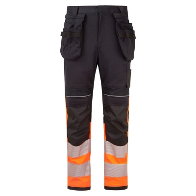 FR452 - Pantaloni HiVis de lucru PW3 clasa 1 FR / Portwest / Pantaloni, salopete, colanți