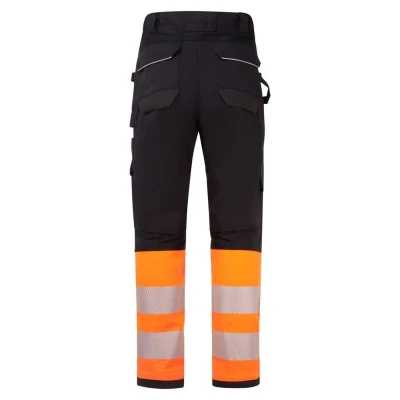 FR452 - Pantaloni HiVis de lucru PW3 clasa 1 FR / Portwest / Pantaloni, salopete, colanți