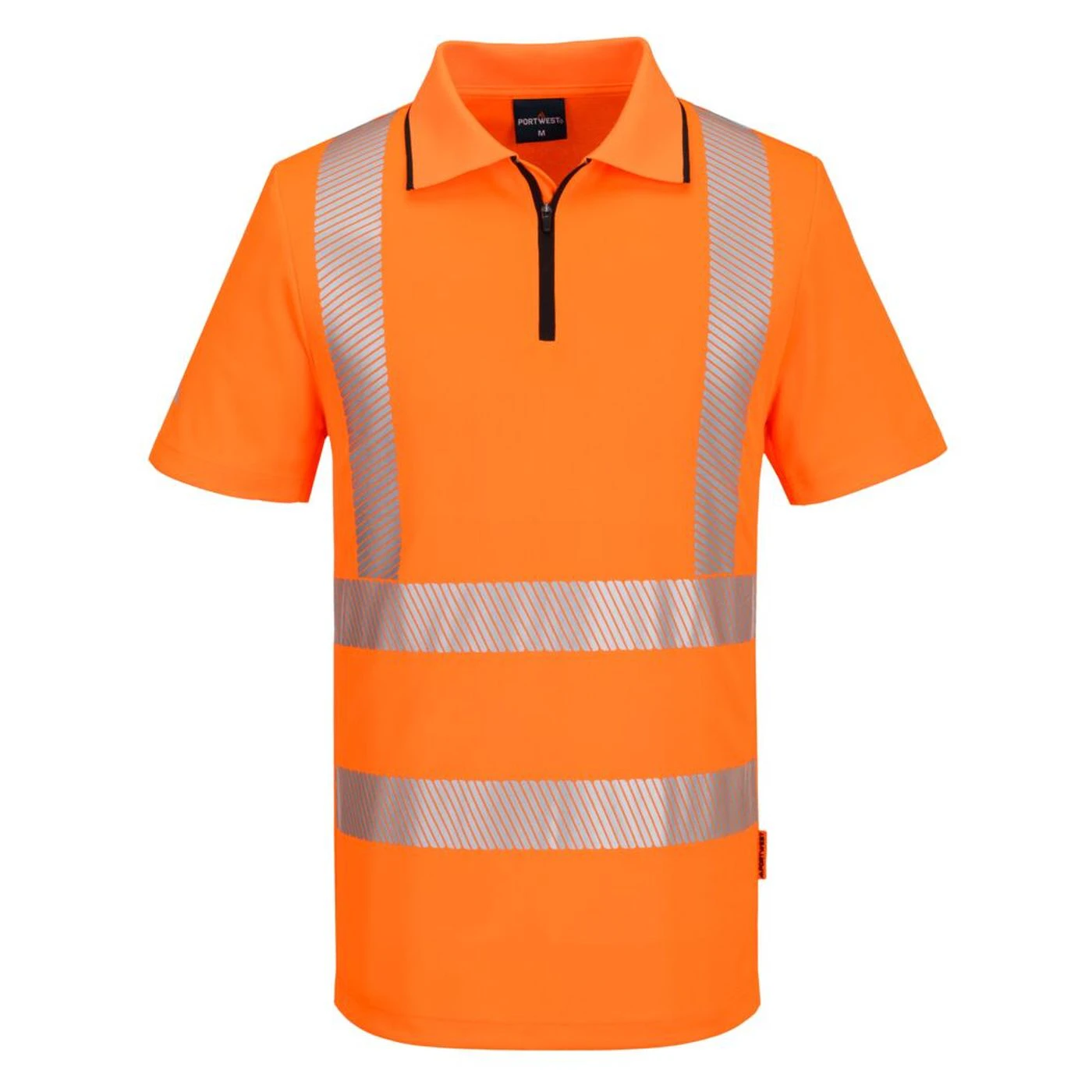 KX302 - Tricou polo HiVis KX3 Sport Zip / Portwest / Tricouri, bluze, cămăși