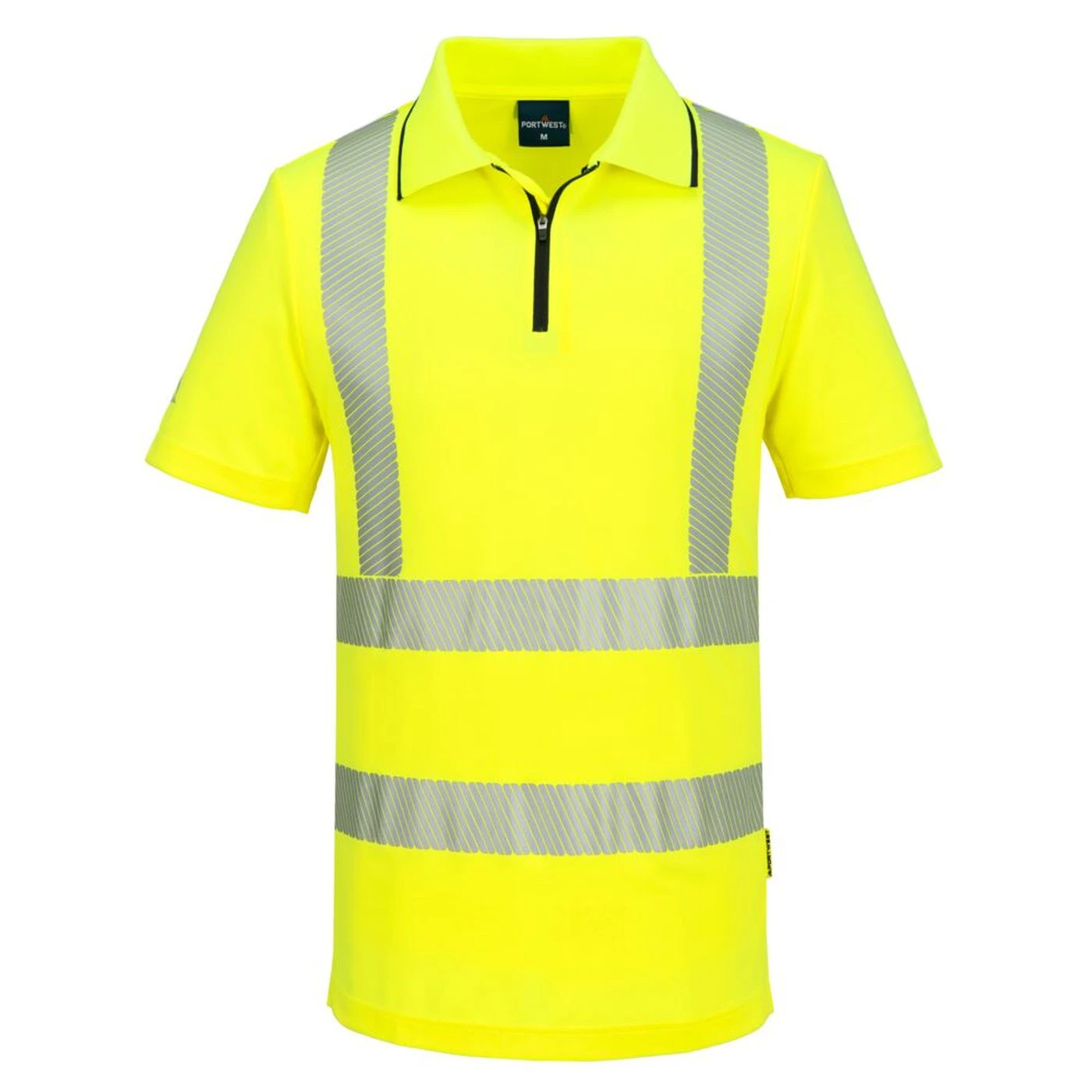 KX302 - Tricou polo HiVis KX3 Sport Zip / Portwest / Tricouri, bluze, cămăși