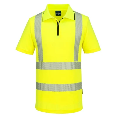 KX302 - Tricou polo HiVis KX3 Sport Zip / Portwest / Tricouri, bluze, cămăși