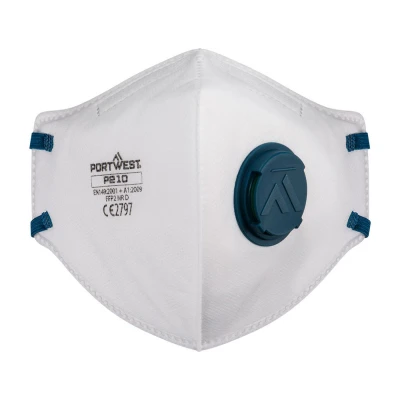P210 - Set 3 măști FFP2 Dolomite cu valvă / Portwest / Semimăști simple cu supapă FFP2