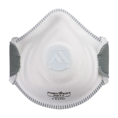 P311 - Set 10 măști FFP3 Dolomite cu valvă / Portwest / Semimăști simple cu supapă FFP3