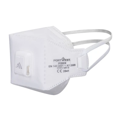 P393 - Set 10 măști EAGLE FFP3 Dolomite cu valvă / Portwest / Semimăști simple cu supapă FFP3