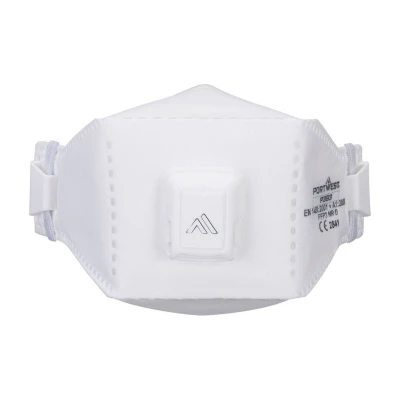 P393 - Set 10 măști EAGLE FFP3 Dolomite cu valvă / Portwest / Semimăști simple cu supapă FFP3