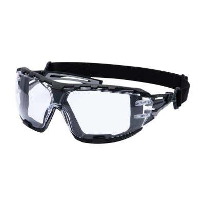 PR02 - Ochelari de protecție Wraparound Plus cu lentile transparente, galbene, fumurii / Portwest / Ochelari de protecție cu lentile transparente