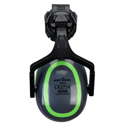 PW03 - Antifoane nemetalice HV Extreme cu prindere clip-on / Portwest / Antifoane externe cu prindere pe cască