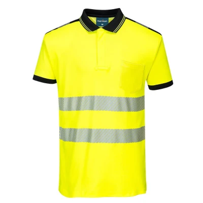 PW317 - Tricou polo PW3 HiVis Cotton Comfort / Portwest / Tricouri, bluze, cămăși