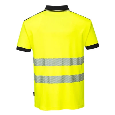 PW317 - Tricou polo PW3 HiVis Cotton Comfort / Portwest / Tricouri, bluze, cămăși