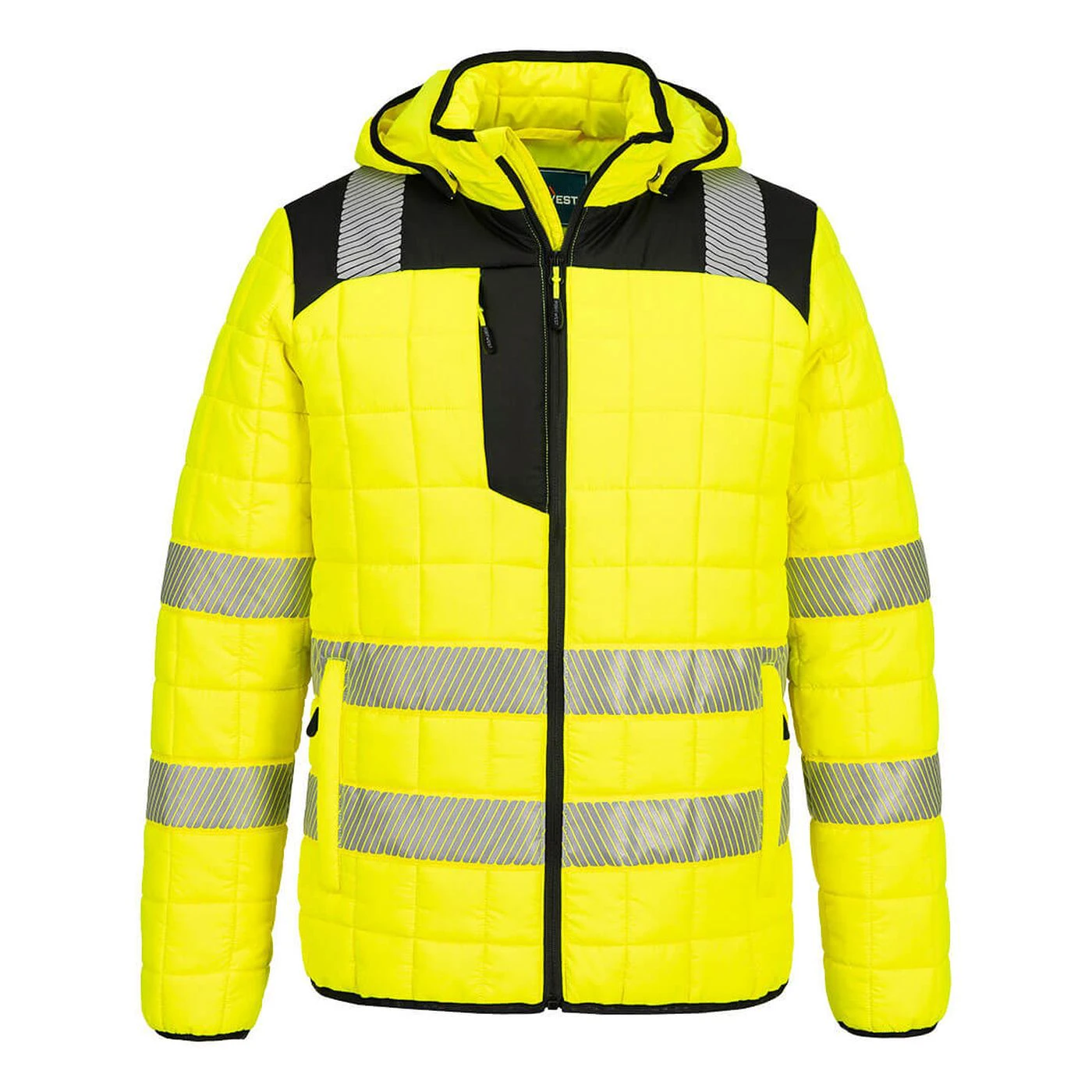 T165 - Jachetă PW3 HiVis Hybrid Baffle / Portwest / Jachete și geci