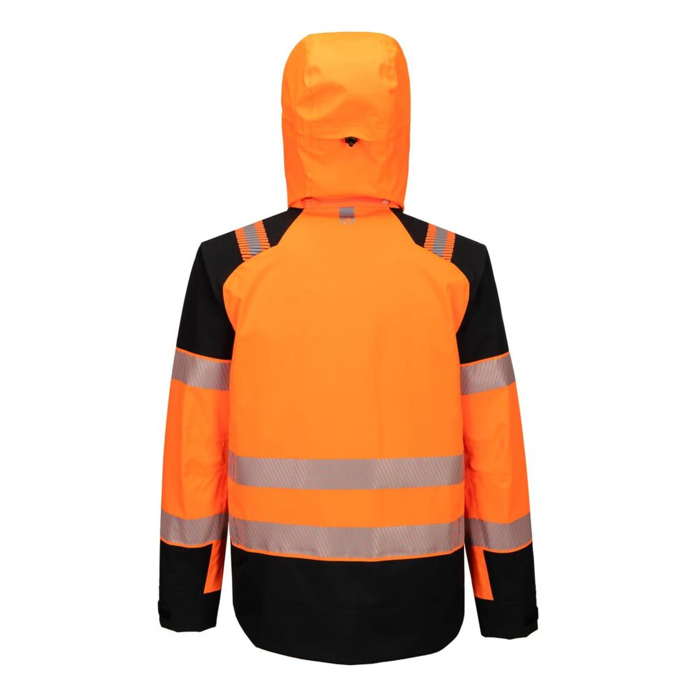 T166 - Jachetă de ploaie HiVis PW3 cu glugă (3 straturi) / Portwest / Jachete și geci