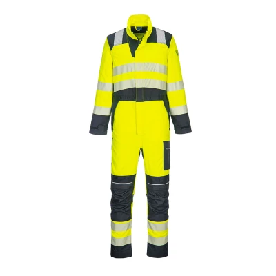 FR507 - Combinezon HiVis PW3 ignifug / Portwest / Îmbrăcăminte antistatică și ignifugă