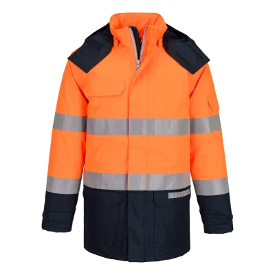 FR617 - Jachetă de iarnă Bizflame Rain+ Hi-Vis Multi-Norm Contrast FR / Portwest / Îmbrăcăminte de iarnă