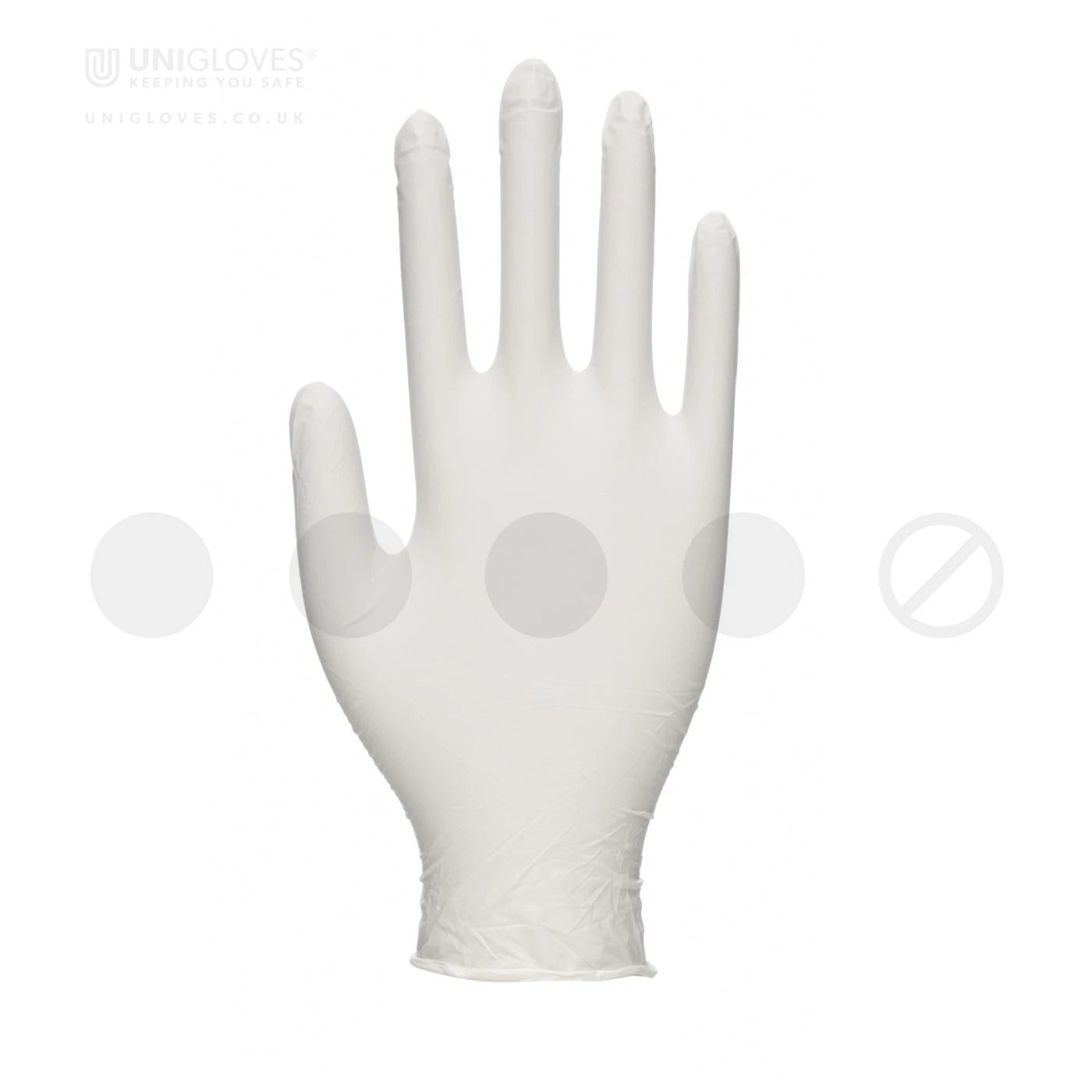 Mănuși de unică folosință de uz medical Unicare Latex (100 buc./set) / Unigloves / Mănuși de unică folosință