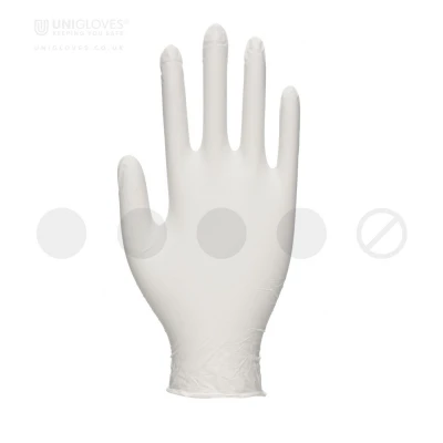 Mănuși de unică folosință de uz medical Unicare Latex (100 buc./set) / Unigloves / Mănuși de unică folosință