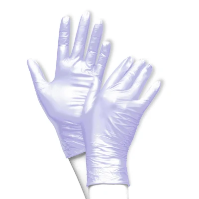 Mănuși nitrilice fără pudră Fancy Violet (100 buc./set) / Unigloves / Mănuși de unică folosință