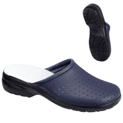 Saboți Goldenfit Stela Blue / Goldenfit / Sandale de protecție, saboți de lucru, galoși din PVC