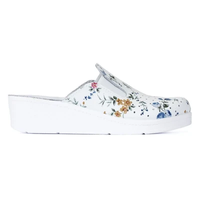 Saboți Goldenfit Floral Alice / Goldenfit / Sandale de protecție, saboți de lucru, galoși din PVC