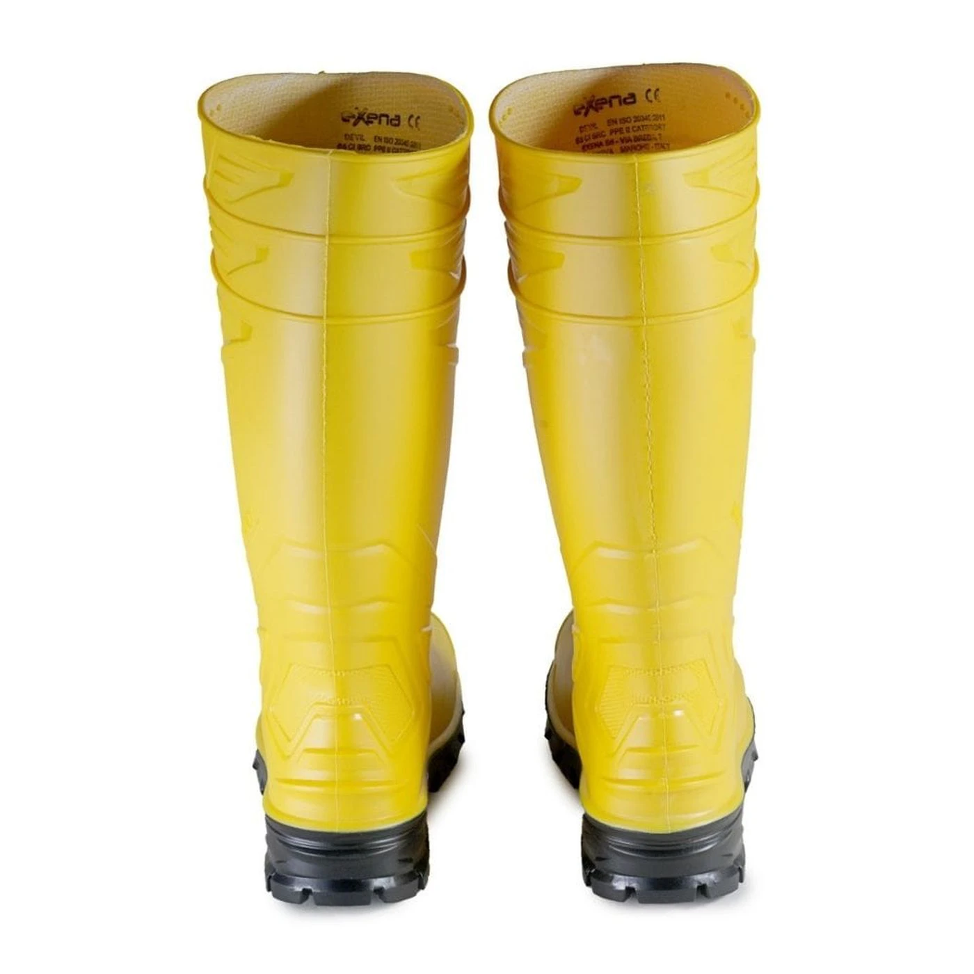 Cizme din PVC Exena Devil Yellow S5 SRC / Exena / Cizme de protecție și de lucru