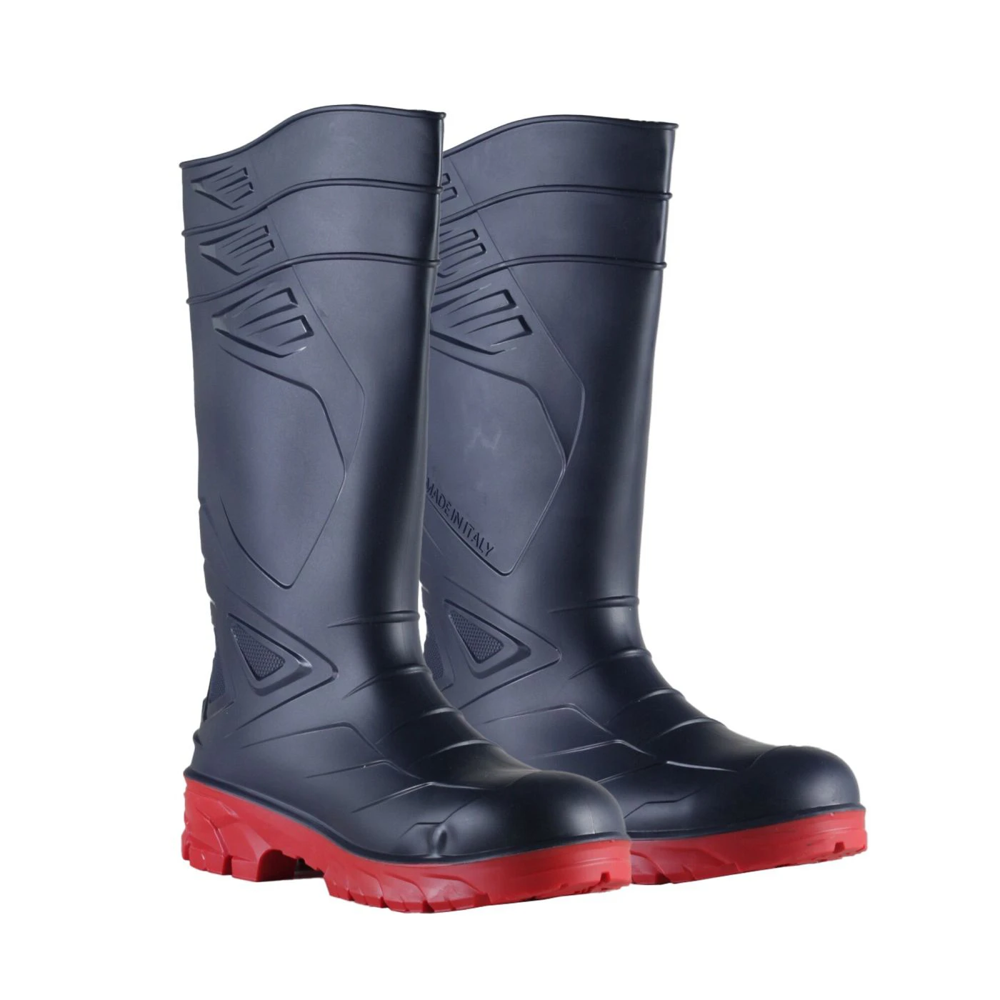 Cizma din PVC Exena Devil Blue Red S5 SRC / Exena / Cizme de protecție și de lucru