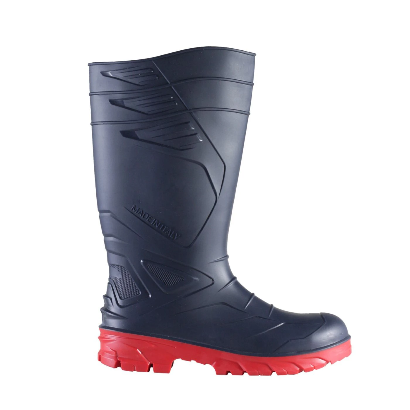 Cizma din PVC Exena Devil Blue Red S5 SRC / Exena / Cizme de protecție și de lucru