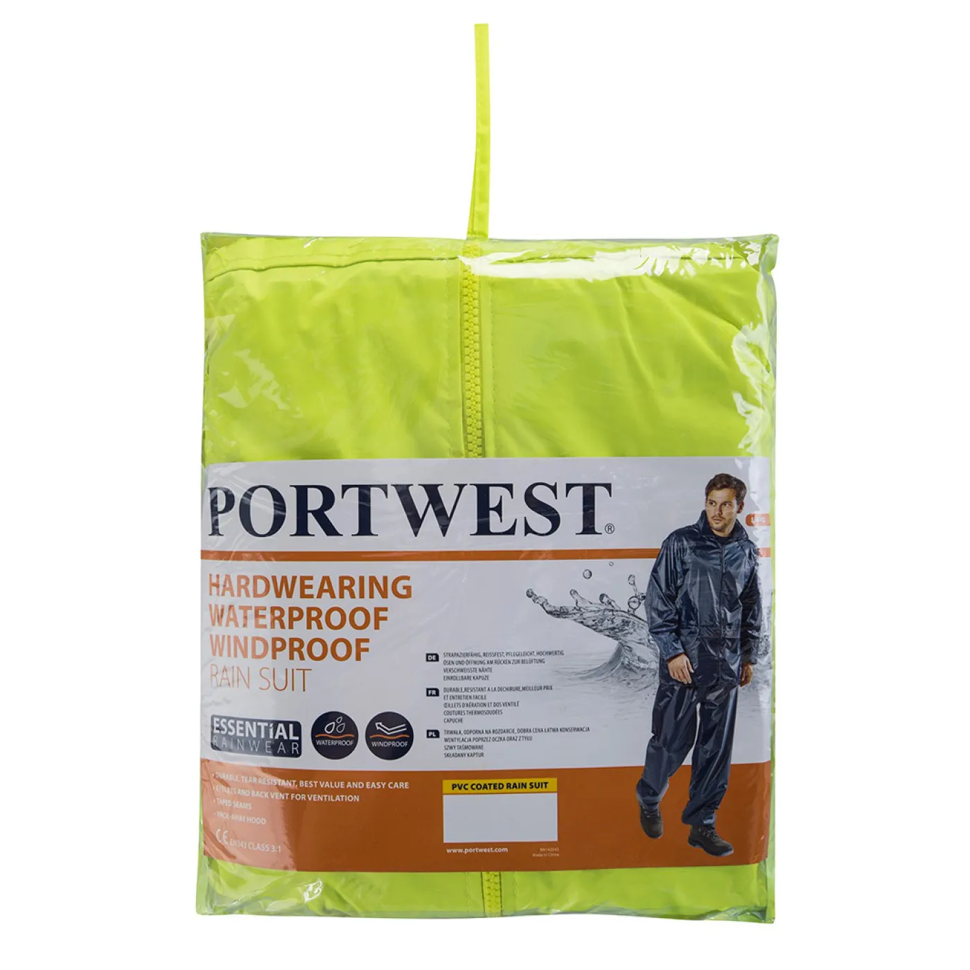 L440 - Costum de ploaie Classic / Portwest / Îmbrăcăminte de ploaie și impermeabilă