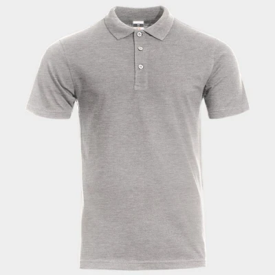 Tricou polo STENSO NAOS GRAY MELANGE / Stenso / Tricouri, bluze, cămăși