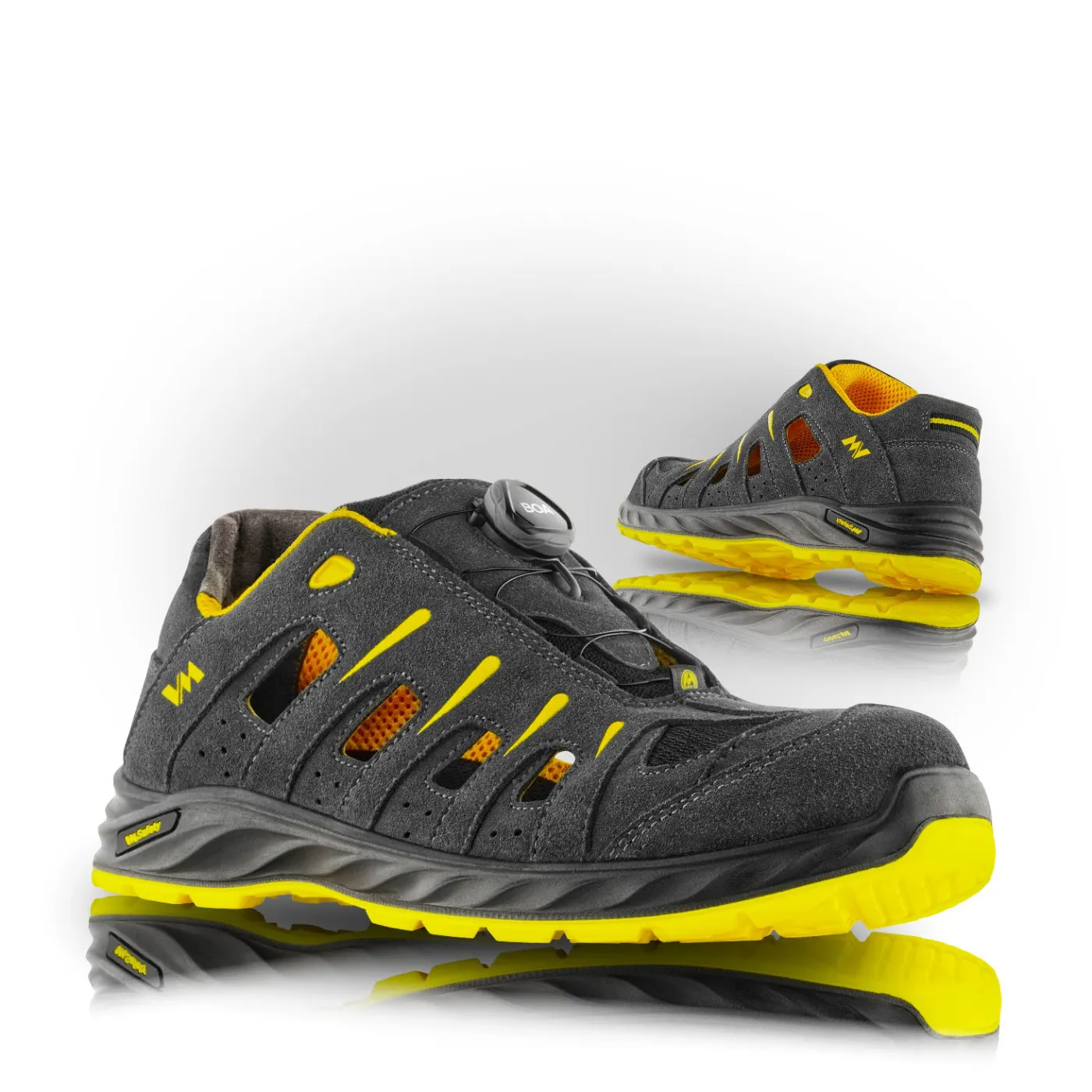 Sandale de protecție BILBAO S1 BOA ESD SRA / VM Footwear / Sandale de protecție, saboți de lucru, galoși din PVC