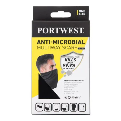 CS25 - Eșarfă anti-microbiană Multiway / Portwest / Șepci, căciuli, bonete, capeline