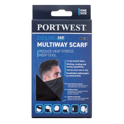 CS24 - Eșarfă Multiway / Portwest / Șepci, căciuli, bonete, capeline