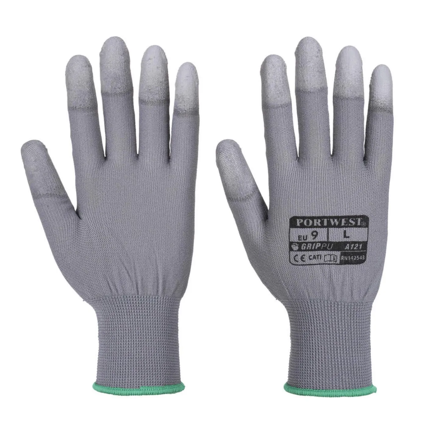 A121 - Mănuși PU Fingertip / Portwest / Mănuși de protecție din material textil impregnate