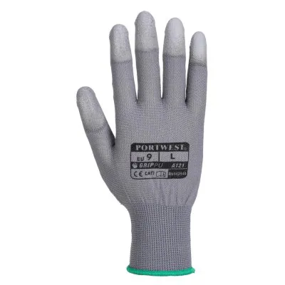A121 - Mănuși PU Fingertip / Portwest / Mănuși de protecție din material textil impregnate