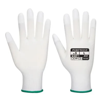 A121 - Mănuși PU Fingertip / Portwest / Mănuși de protecție din material textil impregnate