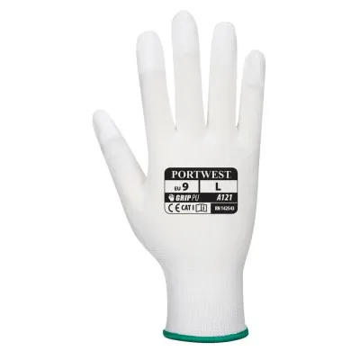 A121 - Mănuși PU Fingertip / Portwest / Mănuși de protecție din material textil impregnate
