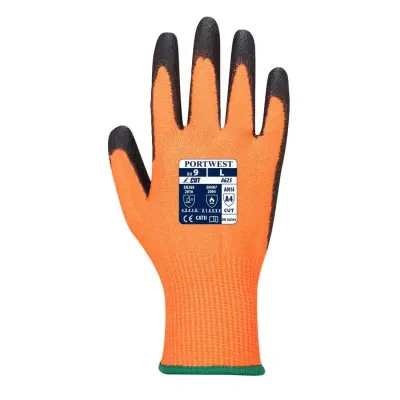 A625 - Mănuși antităiere PU Vis-Tex Cut Resistant / Portwest / Mănuși de protecție antităiere, antiînțepare