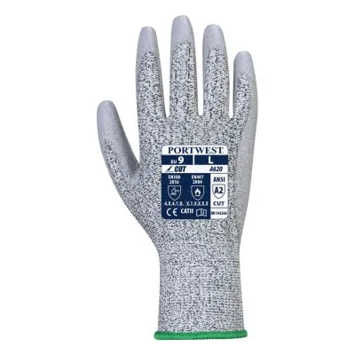 A620 - Mănuși antităiere LR Cut PU Palm / Portwest / Mănuși de protecție antităiere, antiînțepare