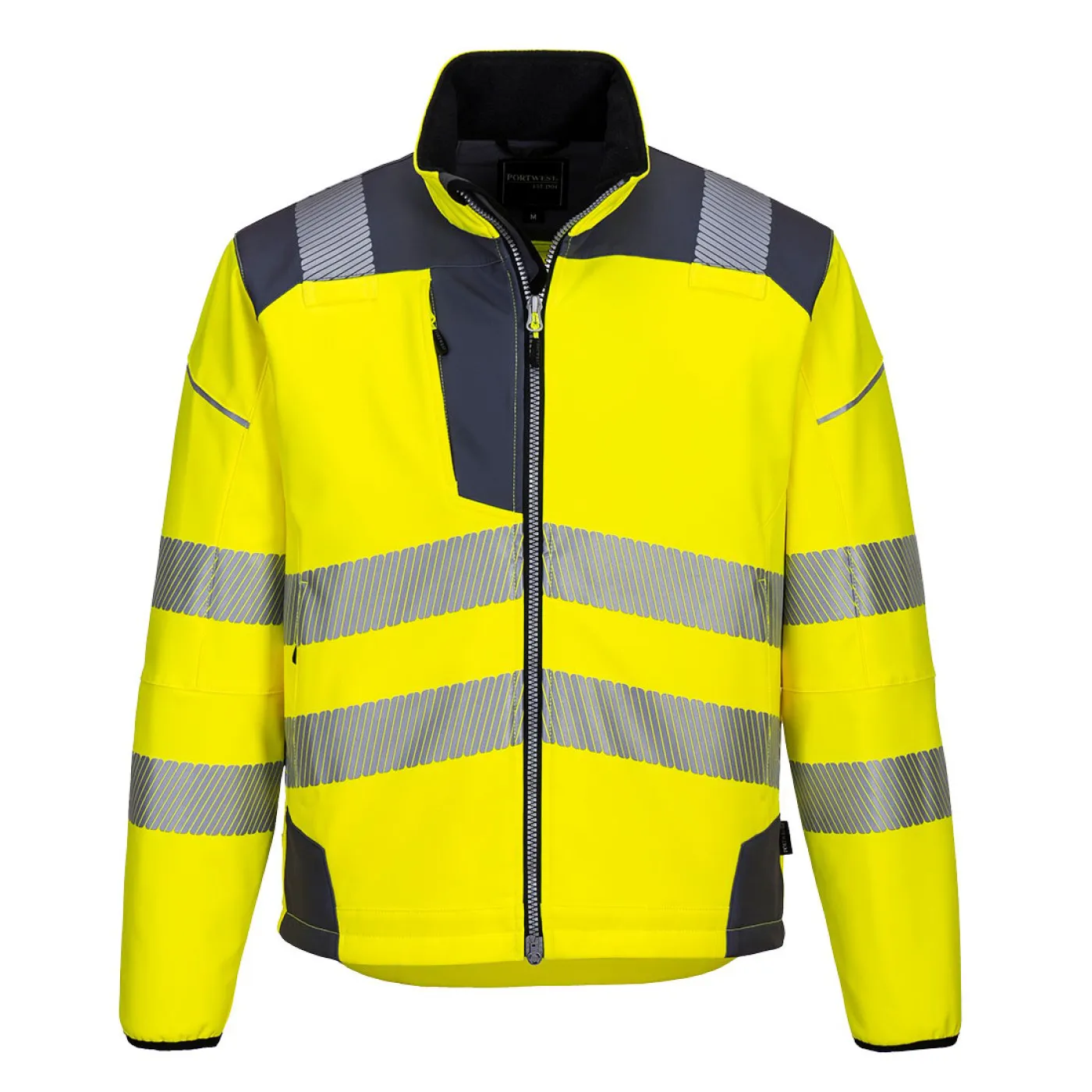 T402 - Jachetă PW3 Softshell Vision HiVis / Portwest / Jachete și geci