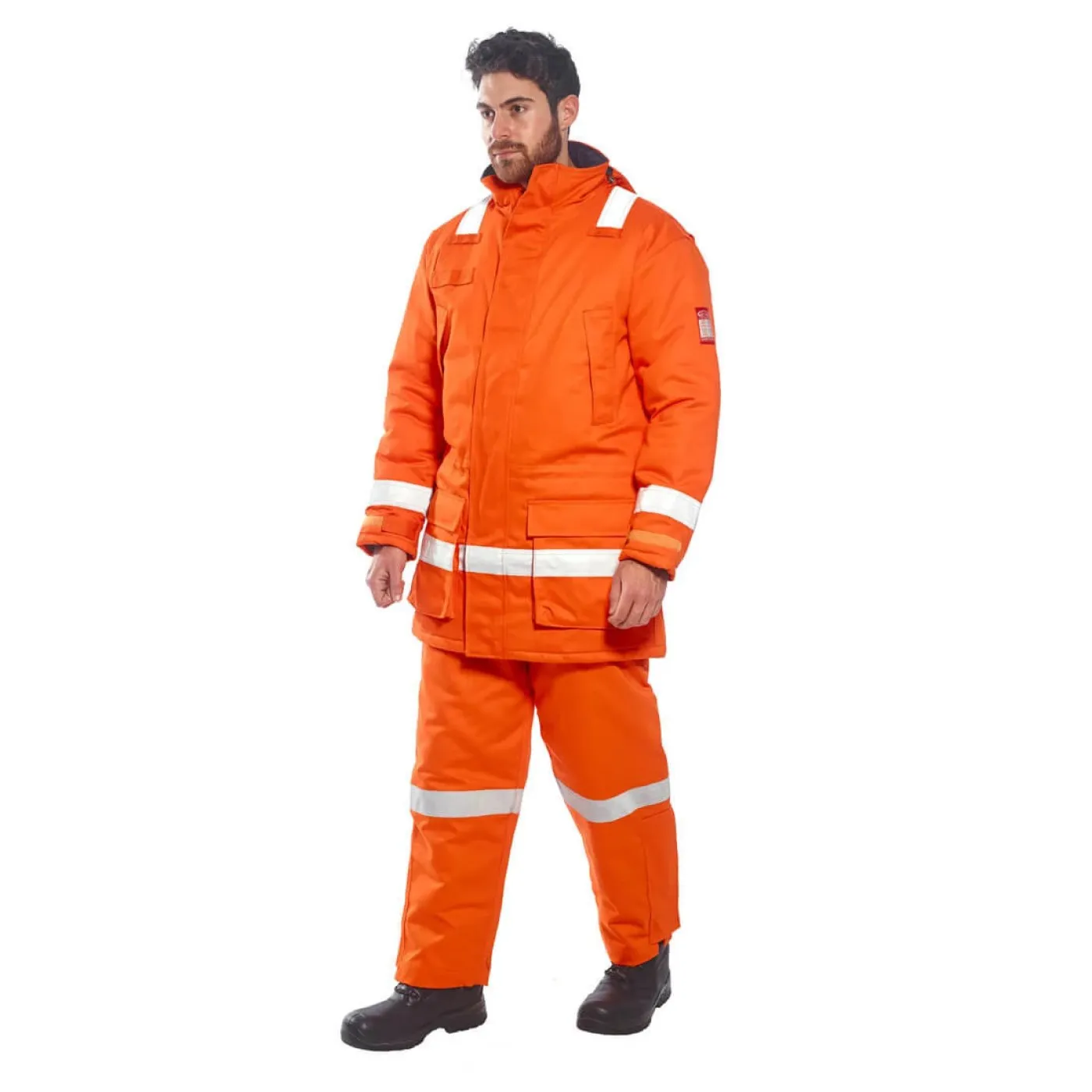 FR58 - Salopetă  de iarnă, antistatică și ignifugă / Portwest / Îmbrăcăminte antistatică și ignifugă