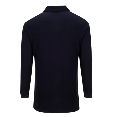 FR10 - Tricou Polo cu mâneci lungi, ignifug și antistatic / Portwest / Îmbrăcăminte antistatică și ignifugă