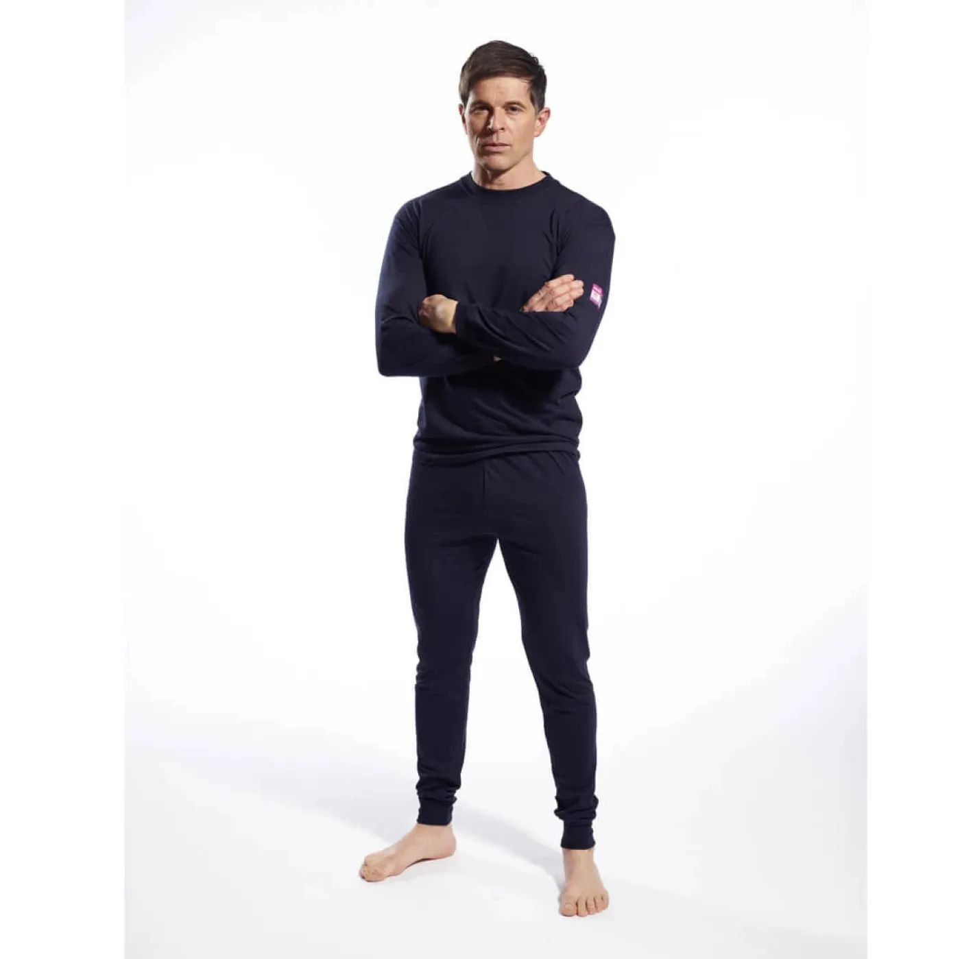 FR10 - Tricou Polo cu mâneci lungi, ignifug și antistatic / Portwest / Îmbrăcăminte antistatică și ignifugă