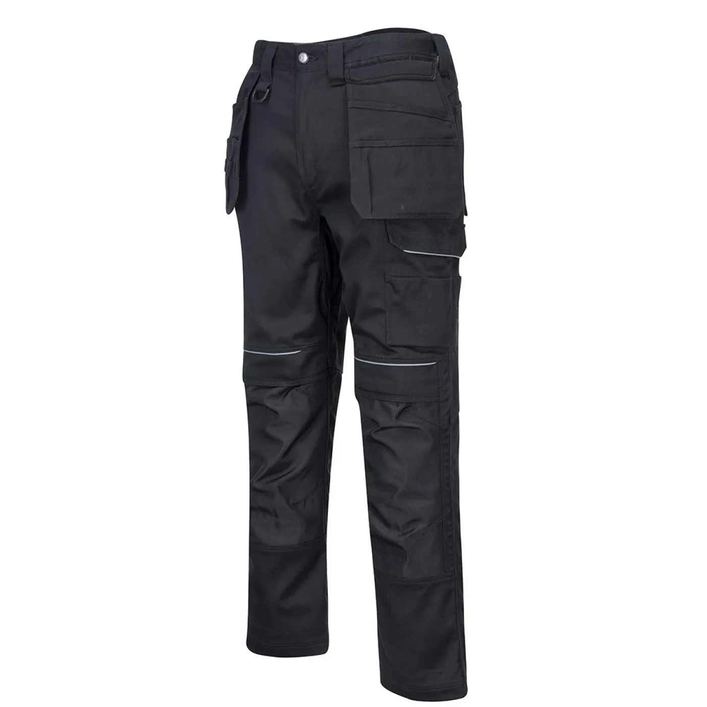 PW347 - Pantaloni salopetă PW3 din bumbac / Portwest / Pantaloni, salopete, colanți