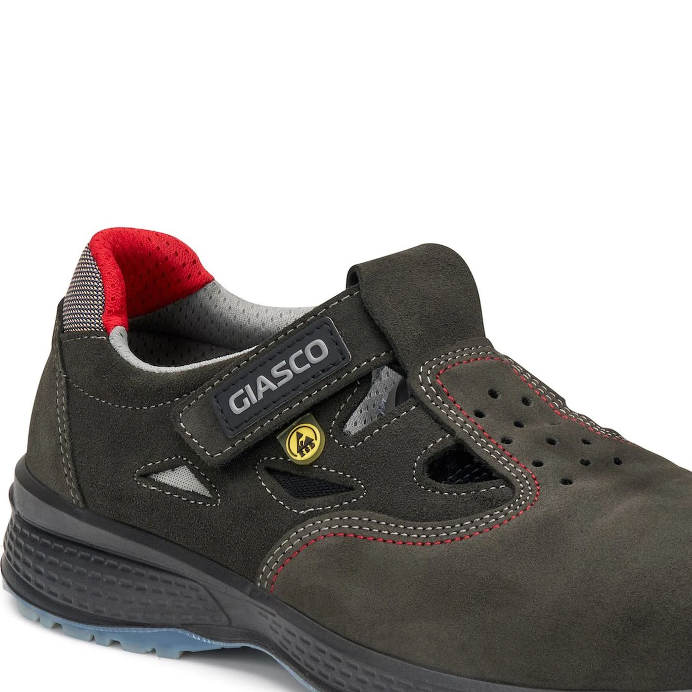 Sandale de protecție PERU S1PL FO SR ESD / Giasco / Sandale de protecție, saboți de lucru, galoși din PVC