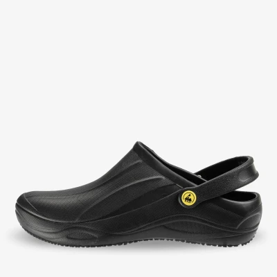 Saboți de lucru SMOOTH OB SRC E ESD A / Safety Jogger / Sandale de protecție, saboți de lucru, galoși din PVC