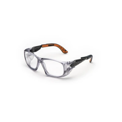 Ochelari de protecție cu dioptrii 5X9 - Orange - Progressive Office Polycarbonate / Univet / Ochelari de protecție cu dioptrii