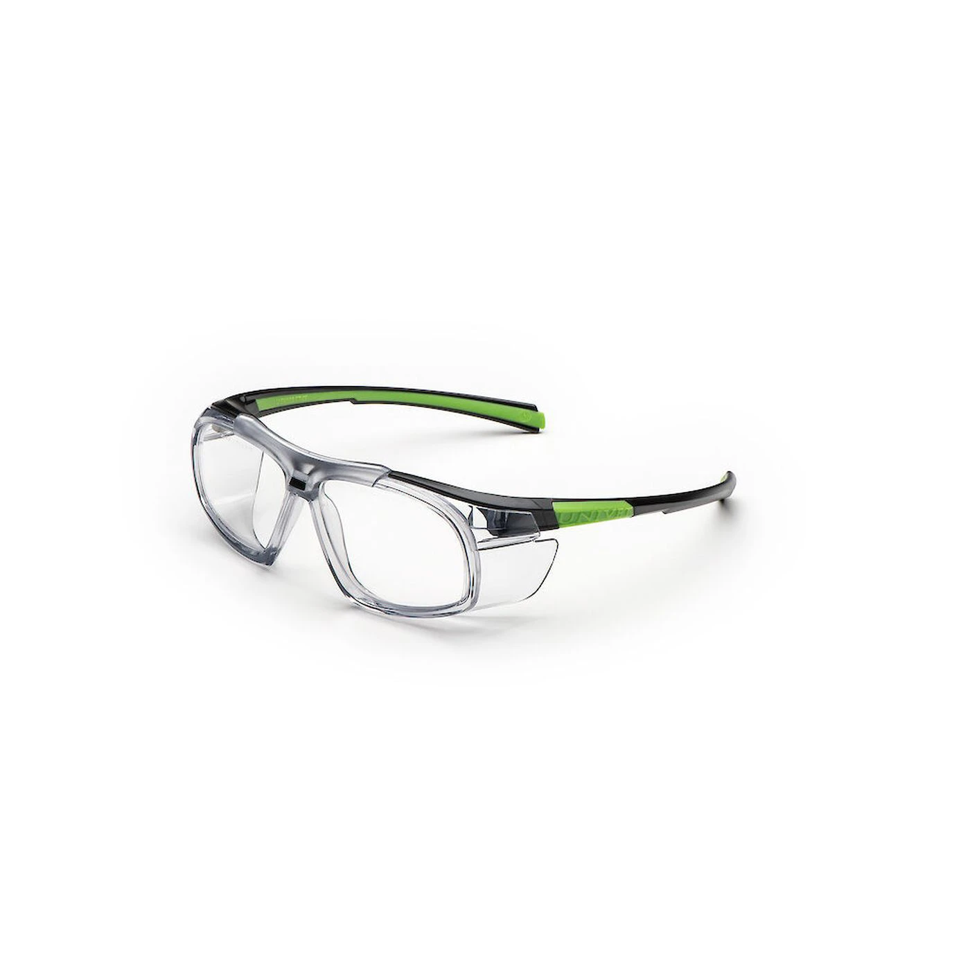 Ochelari de protecție cu dioptrii 555 - Green - Progressive Polycarbonate / Univet / Ochelari de protecție cu dioptrii