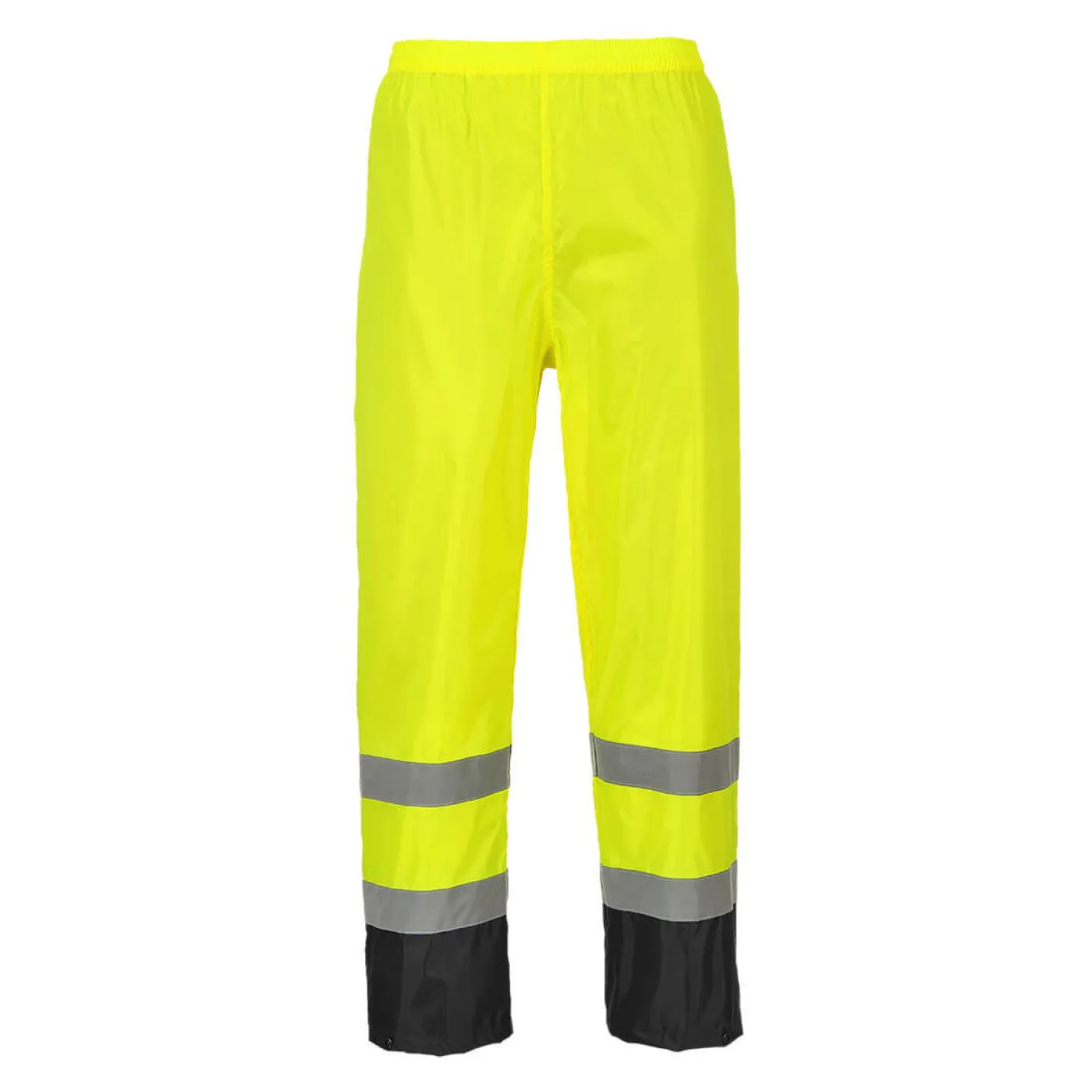 H444 - Pantaloni de ploaie HiVis Classic Contrast / Portwest / Pantaloni, salopete, colanți