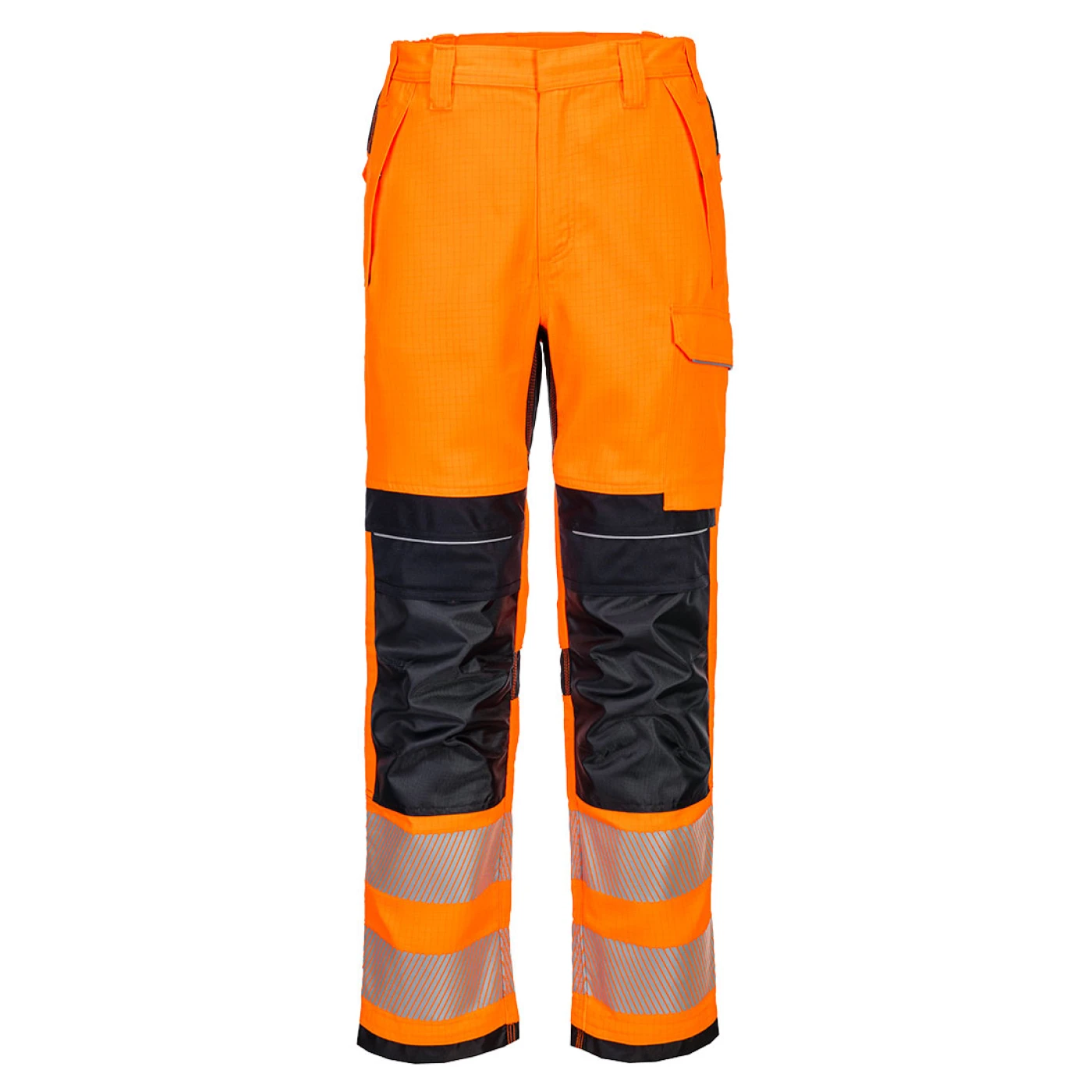 FR414 - Pantaloni de lucru HiVis ignifugi PW3 HVO / Portwest / Îmbrăcăminte antistatică și ignifugă