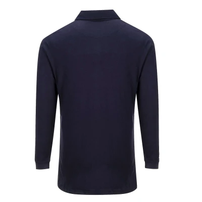 FR10 - Tricou Polo cu mâneci lungi, ignifug și antistatic / Portwest / Îmbrăcăminte antistatică și ignifugă