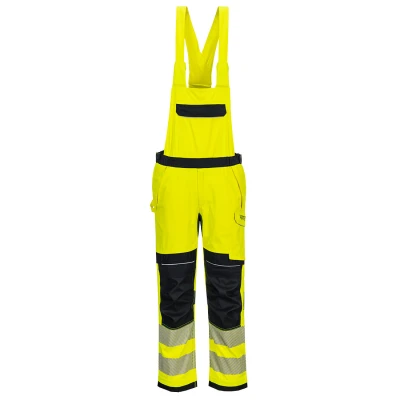 FR420 - Pantaloni ignifugi cu pieptar HiVis PW3 Modaflame Multi-Norm / Portwest / Îmbrăcăminte antistatică și ignifugă
